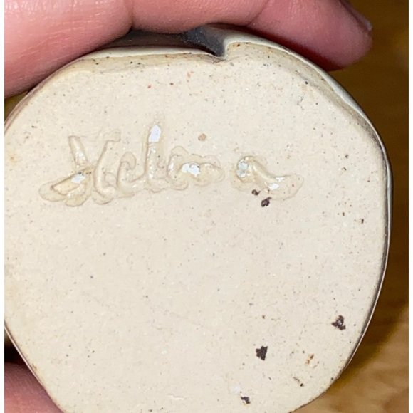 Original Gray Artisan Sculptural Art Design Vase Signed Helena - Picture 8 of 8